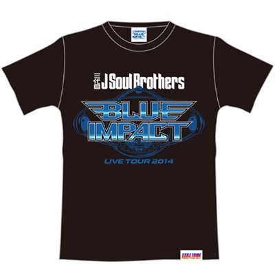 ツア－Tシャツ【S】ブラック/LIVE TOUR 2014 BLUE IMPACT : 三代目 J