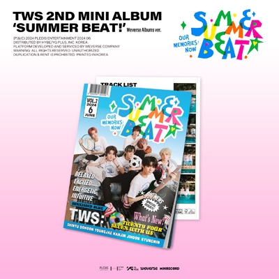 2nd Mini Album「SUMMER BEAT!」 (Weverse Albums Ver.) : TWS