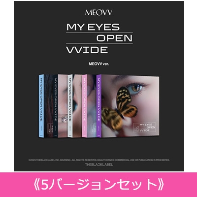 5バージョンセット》 1st EP Album: MY EYES OPEN VVIDE (MEOVV ver