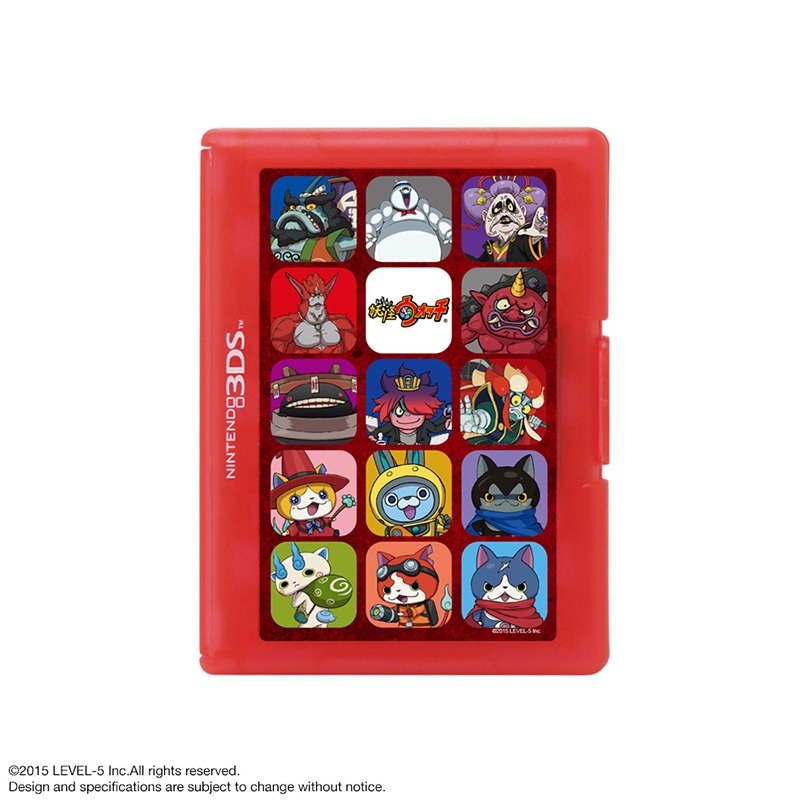 妖怪ウォッチ カードケース12 for ニンテンドー3DS レッド : Game