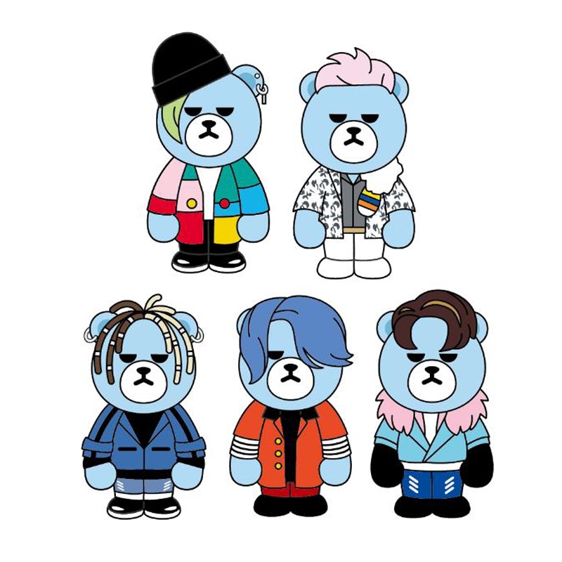 KRUNK×BIGBANG コインバンク[FXXK IT Ver.] (5種セット) : BIGBANG