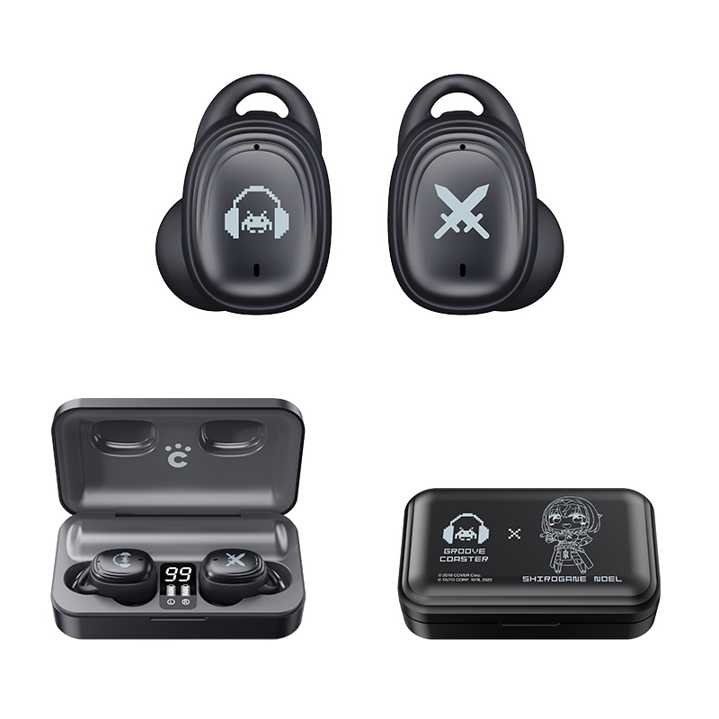 グルーヴコースター×白銀ノエル ワイヤレスイヤホン : ホロライブ