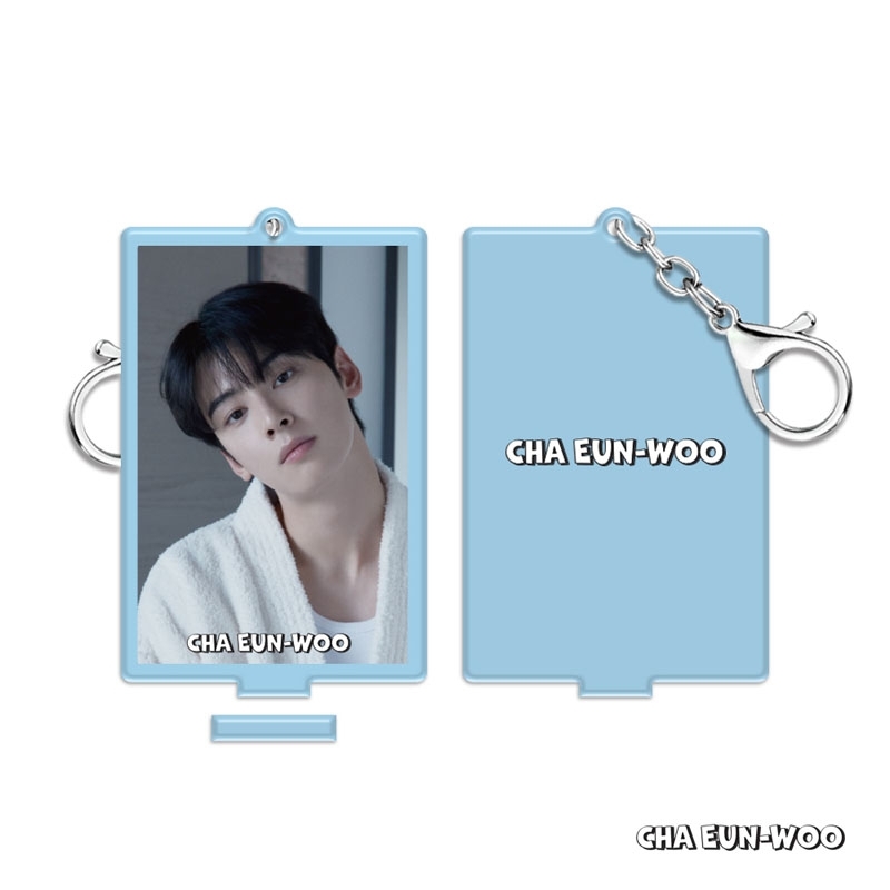 おまとめ中ムンビン手書きクローバーキーホルダー おまとめ中ムンビン