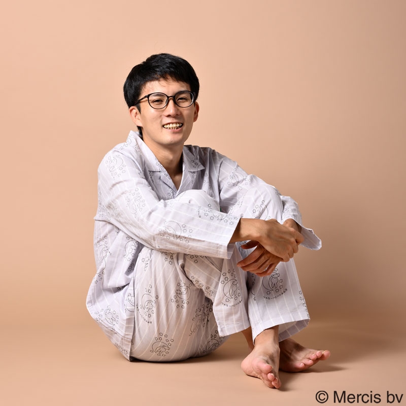 おやすミッフィーちゃんパジャマ（グレー×アイボリー）M / オードリー