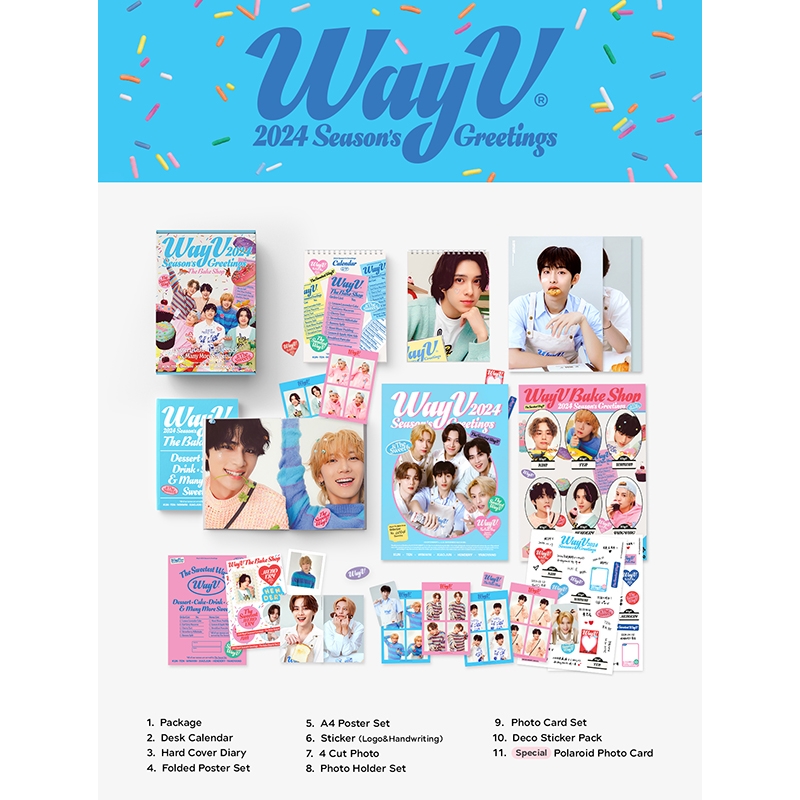 威神V Wayv 2024 シーグリ(SM特典) WayV 2024 SEASON'S GREETINGS