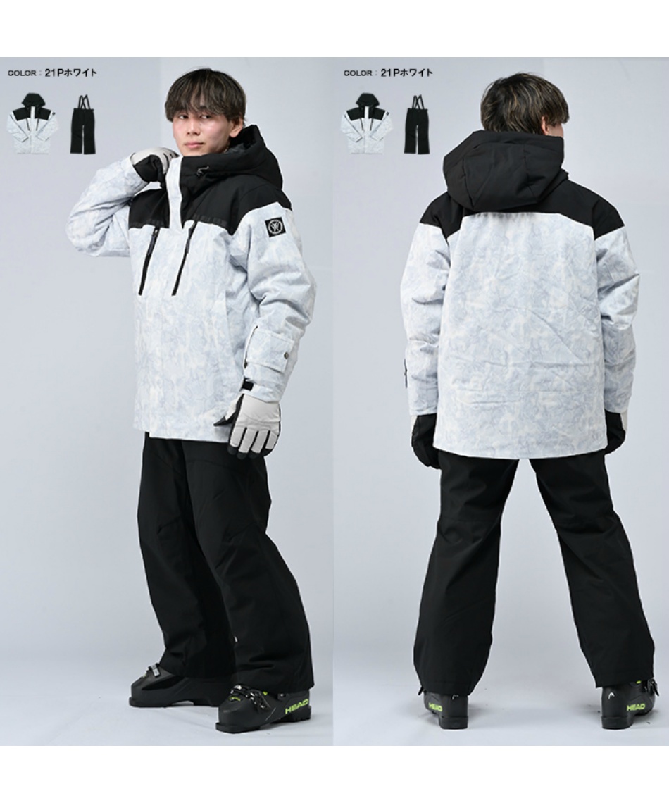 スキーウェア 上下セット SNOW ST WS-6701 【23-24 2024モデル