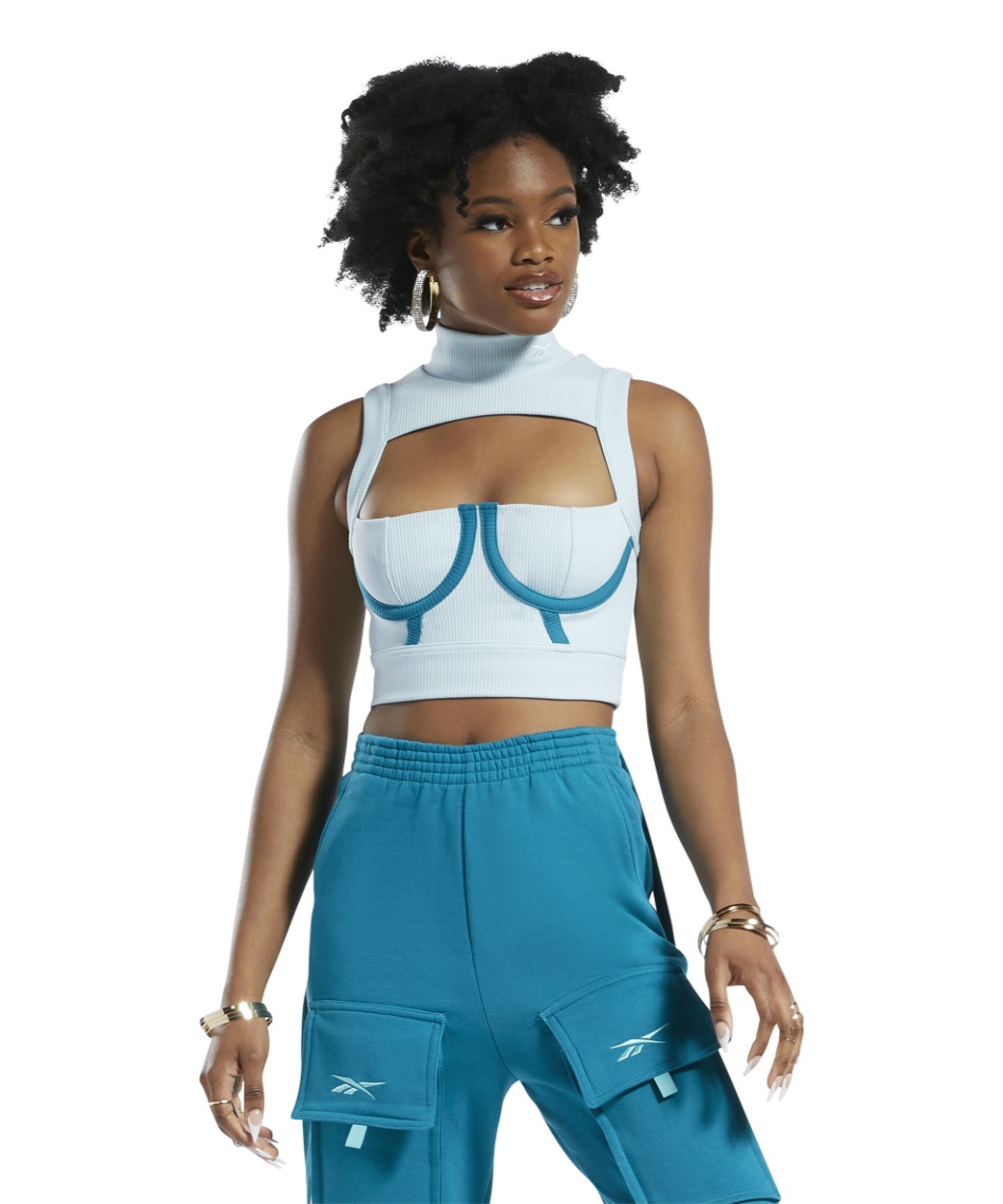 リーボック(Reebok) スポーツブラ ブラトップ カーディ B クロップ