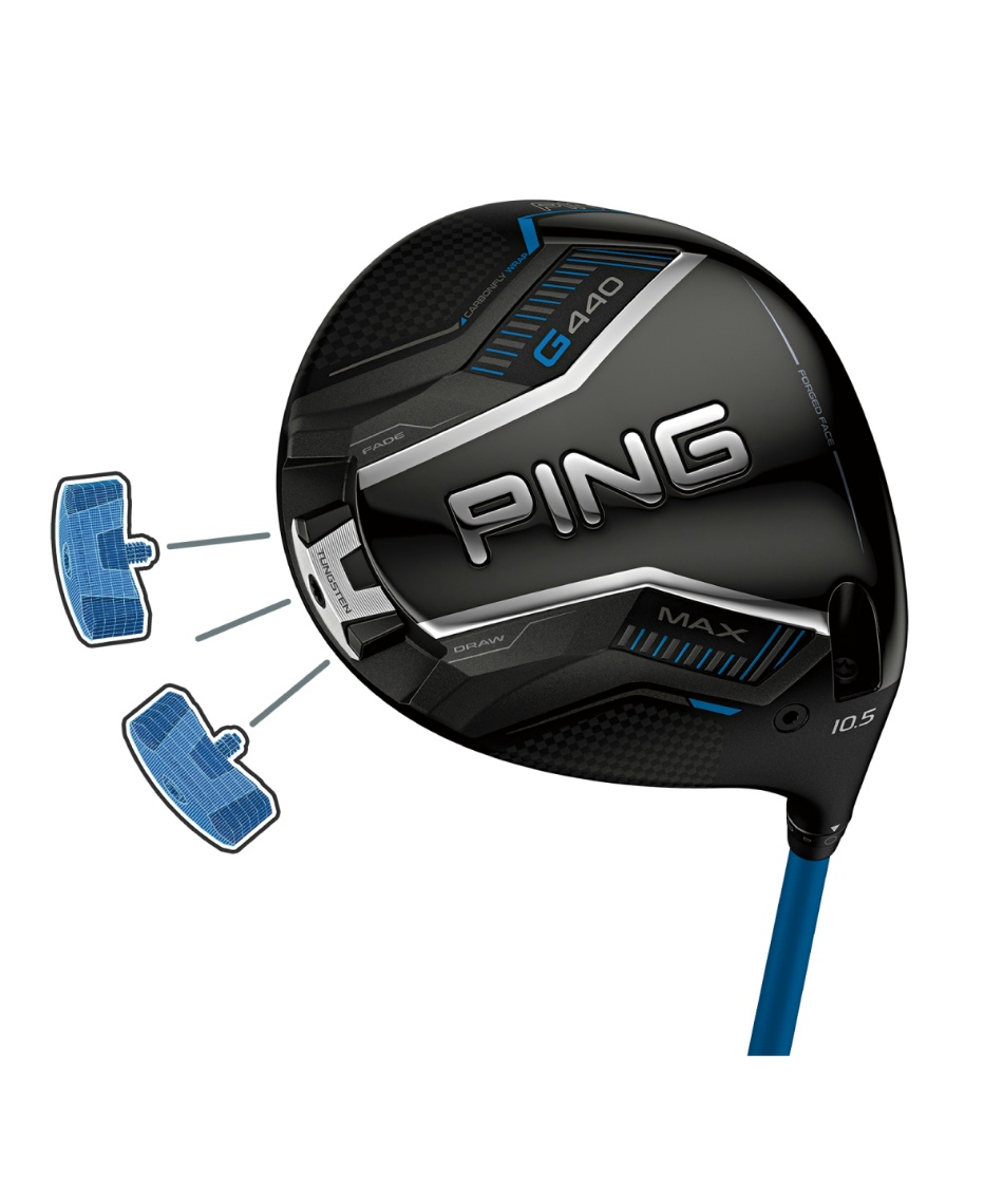 ピン(PING) ゴルフクラブ ドライバー G440 MAX DRIVER シャフト TOUR