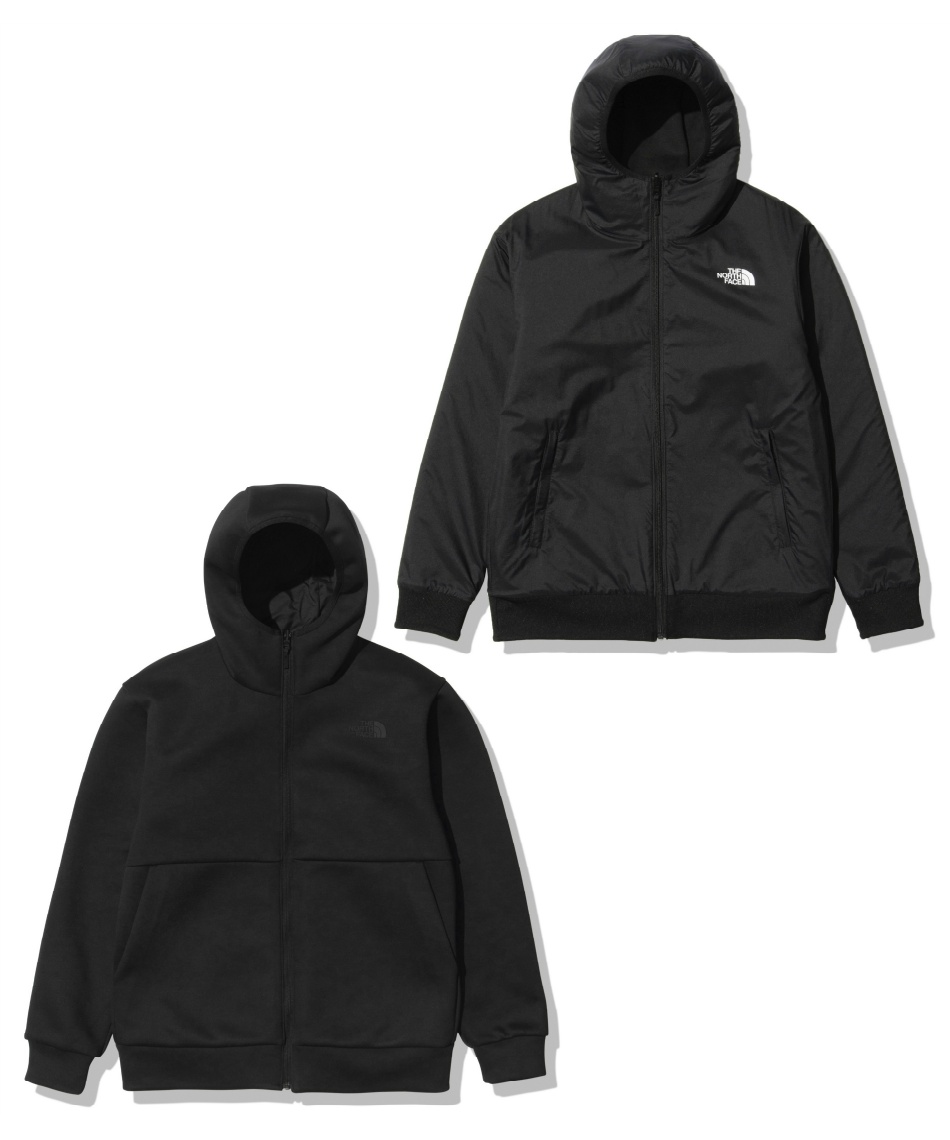 スウェットパーカー リバーシブルテックエアーフーディ NT62289 K