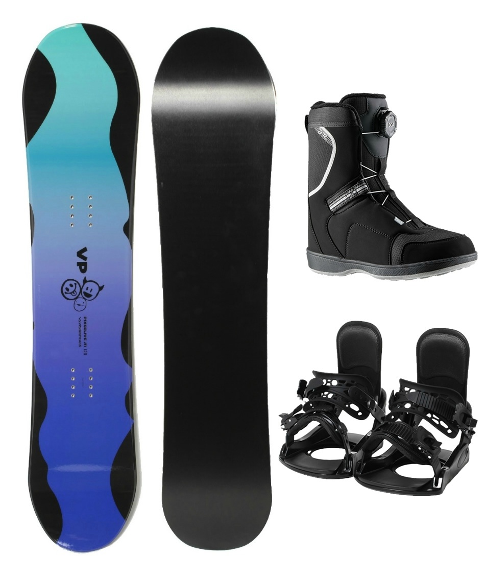 スノーボード 3点セット PIXCELIVE JR+KONNECT Jr+JR BOA ボード板＋