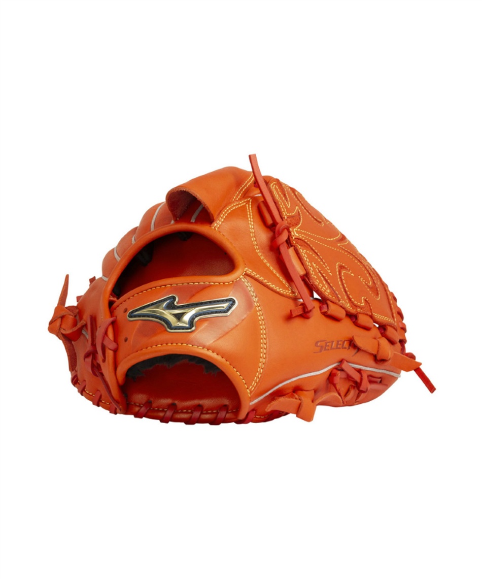 Mizuno Select 軟式グローブ オレンジ ミズノ(MIZUNO) 野球 一般軟式
