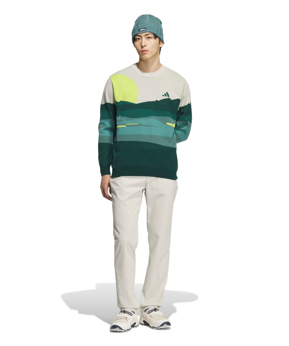 ゴルフウェア セーター グラフィッククルーネックセーター JVU98