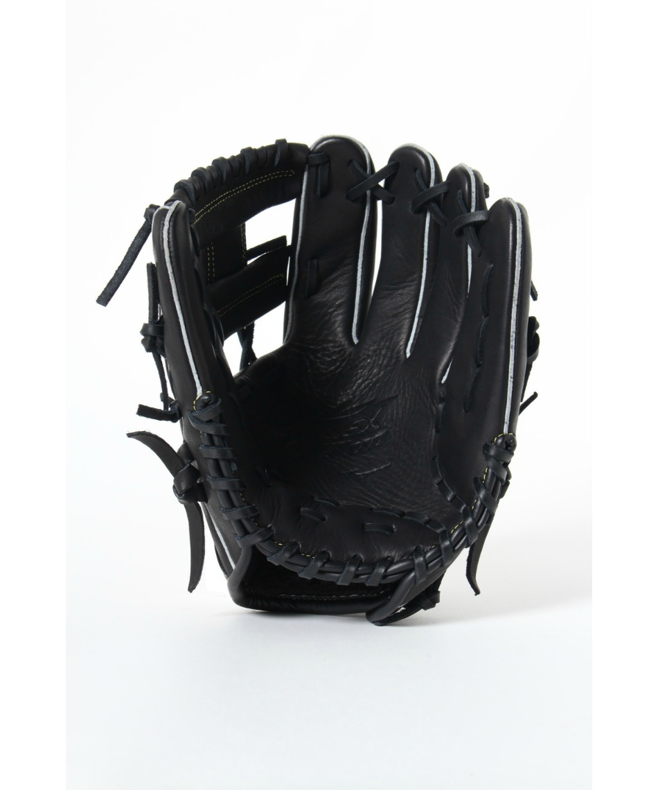 三*ン様 黒 レザー 野球グローブ クロコダイル風 三*ン様 黒 レザー