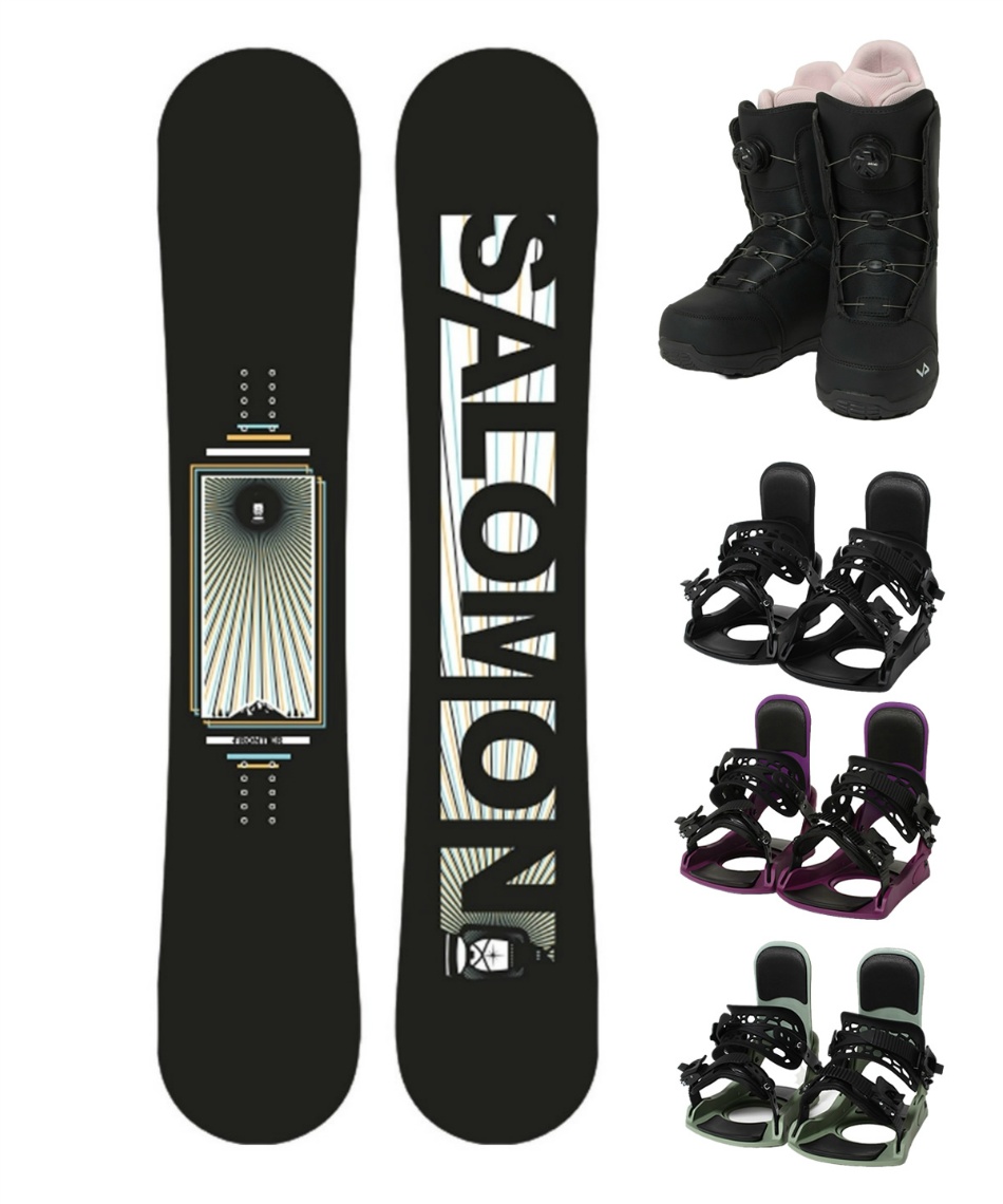 スノーボード 3点セット Apocalyps（板、ビンディング、ブーツ28cm