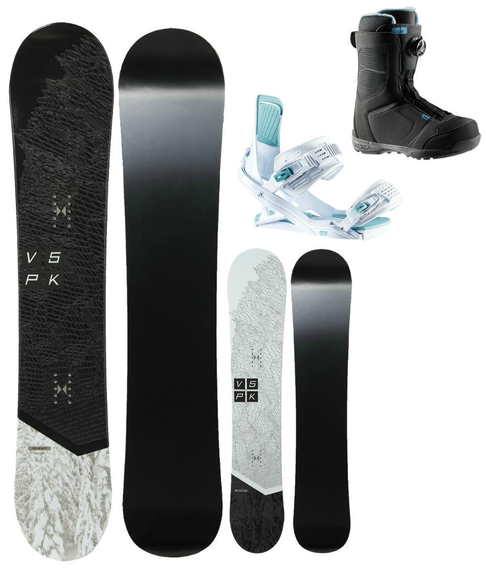 スノーボード 3点セット ボード板+ビンディング+ブーツ SLANT+FX FAY I