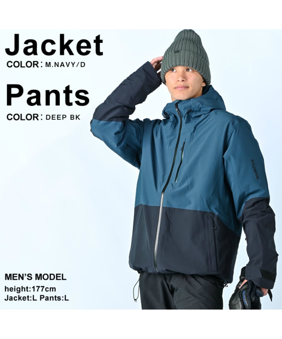 Patagonia]スキーウェア上下 M ネイビー Patagonia]スキーウェア上下 M