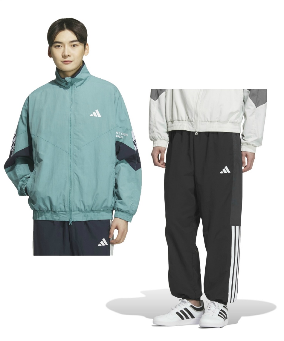 アディダス(adidas) ウインドブレーカー 上下セット ワーディング