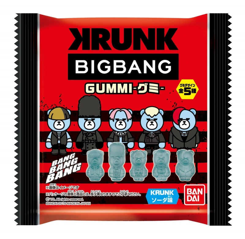 11月18日（金）より、KRUNK×BIGBANGのお菓子が販売決定