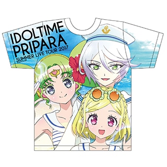 アイドルタイムプリパラ10周年 フルグラフィックTシャツ Lサイズ