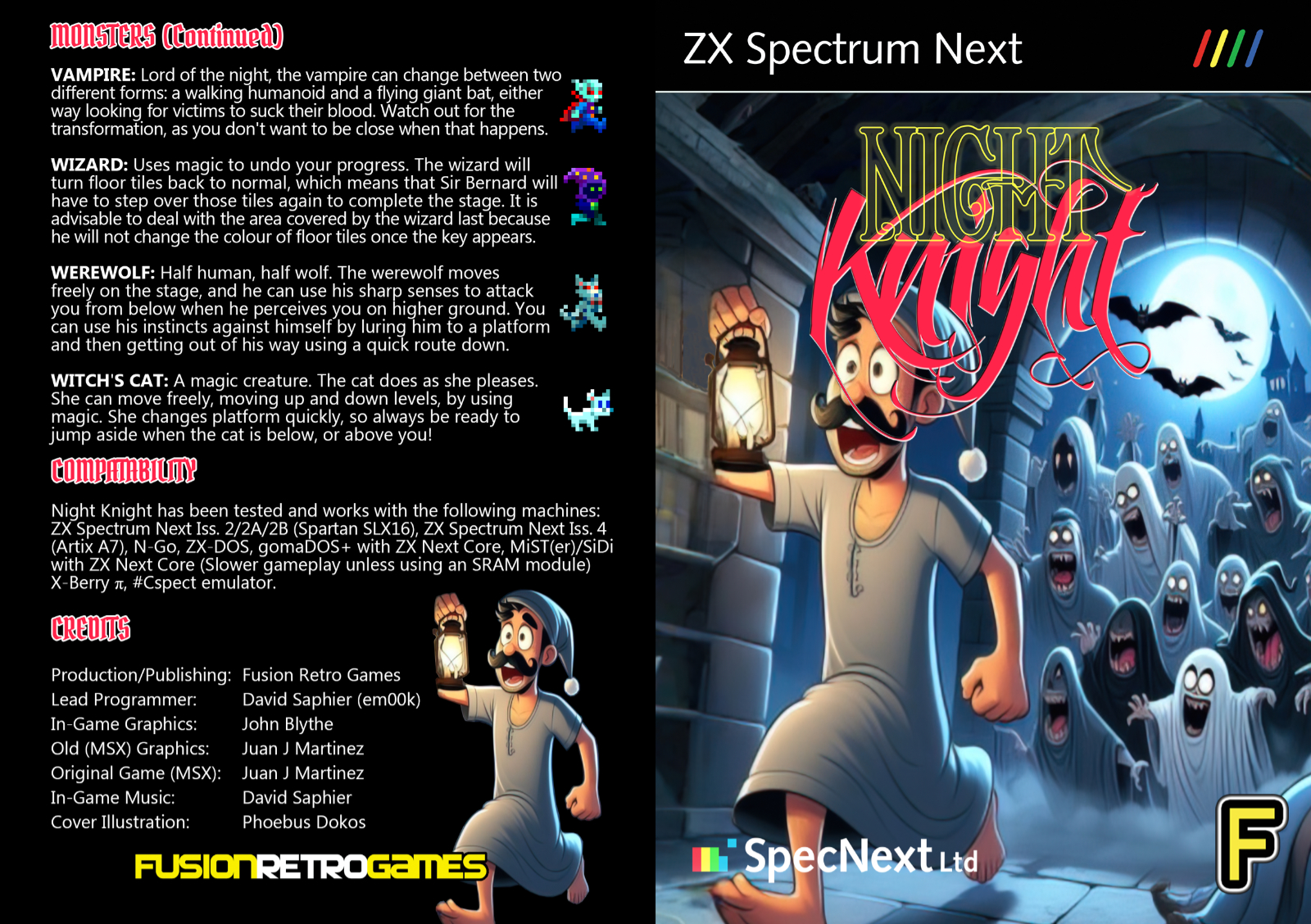 Night Knight - Spectrum Next by Fusion Retro Games