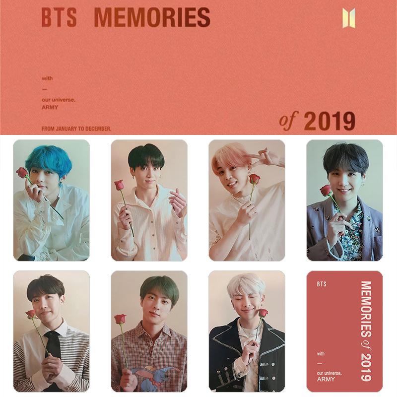 K-POP BTS Memories of 2019 Group Photo Card LOMO Cards – buy at