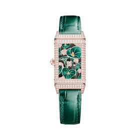 Rose Gold Reverso One Precious Flowers Women Watch Q3292434