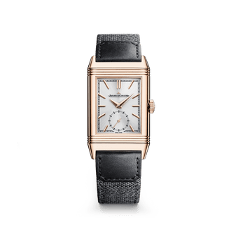 Rose Gold Men Watch Manual winding Reverso Tribute Small Seconds