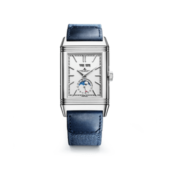 Stainless Steel Men Watch Manual winding Reverso Tribute Duoface