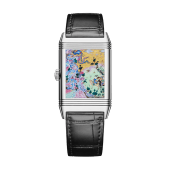 White Gold Reverso Tribute Enamel Man Watch Q39334S3 | Jaeger