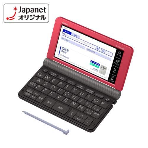 カシオ計算機 電子辞書 【美品】電子辞書 Exword レッド XD-JTSR6000RD