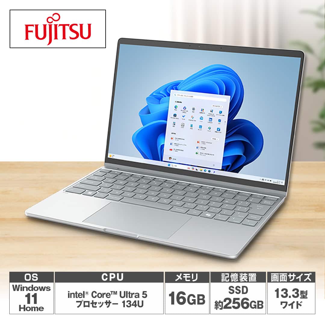 富士通 ノートパソコン ノートパソコン ミストグリーン FMVCZSK1MA