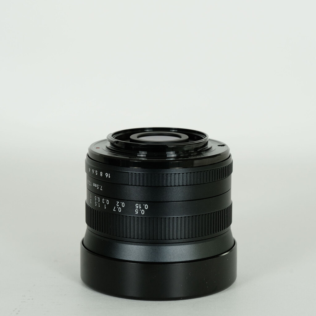 七工匠 7Artisans 7.5mm F2.8 Fish-eye II (フジフイルムX用) ブラック
