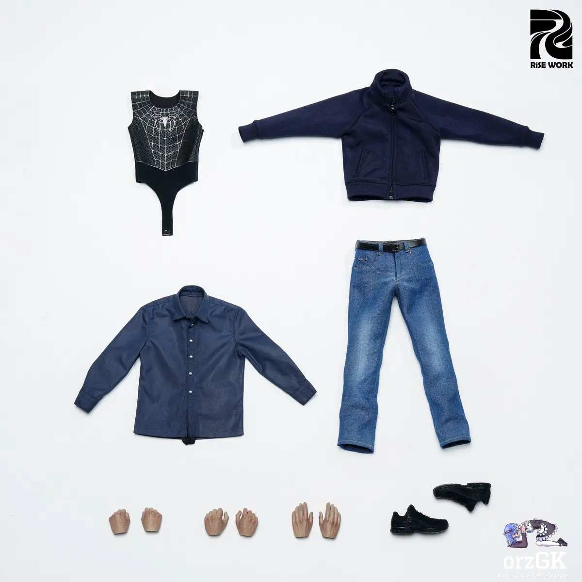 Rise work Studio - Marvel Spider xiaosMan 1/6 Bully Maguire Urban