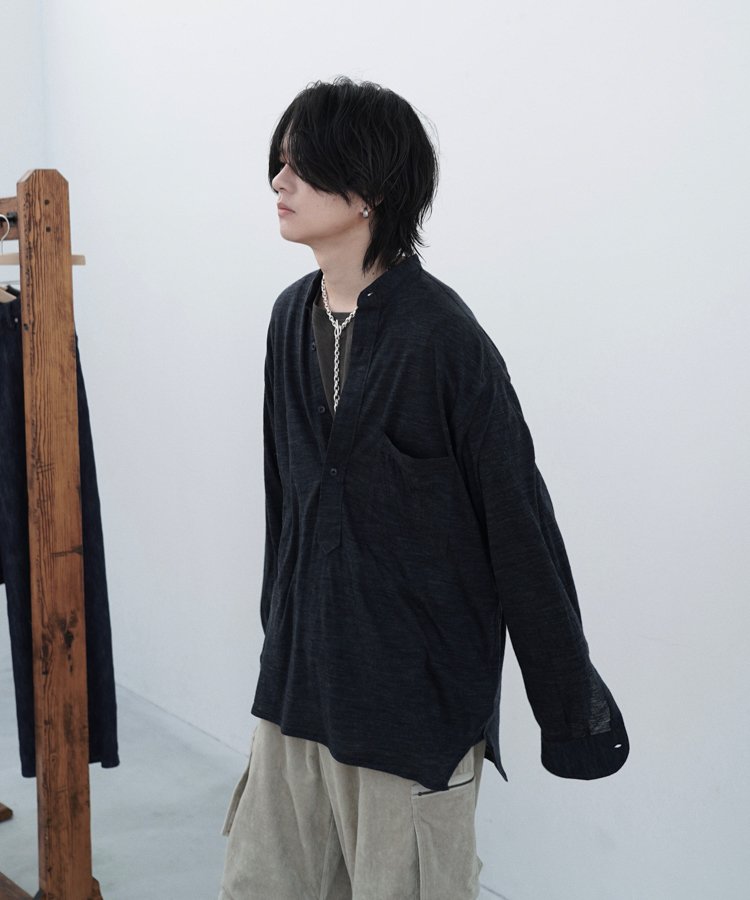 WOOL KNIT PO SHIRT / 商品詳細ページ / LIDNM / Llife ONLINE STORE