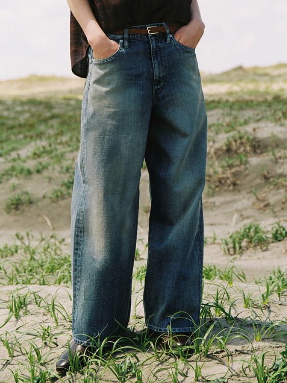 SEMI WIDE HERITAGE DENIM PANTS / 商品詳細ページ / LIDNM / Llife