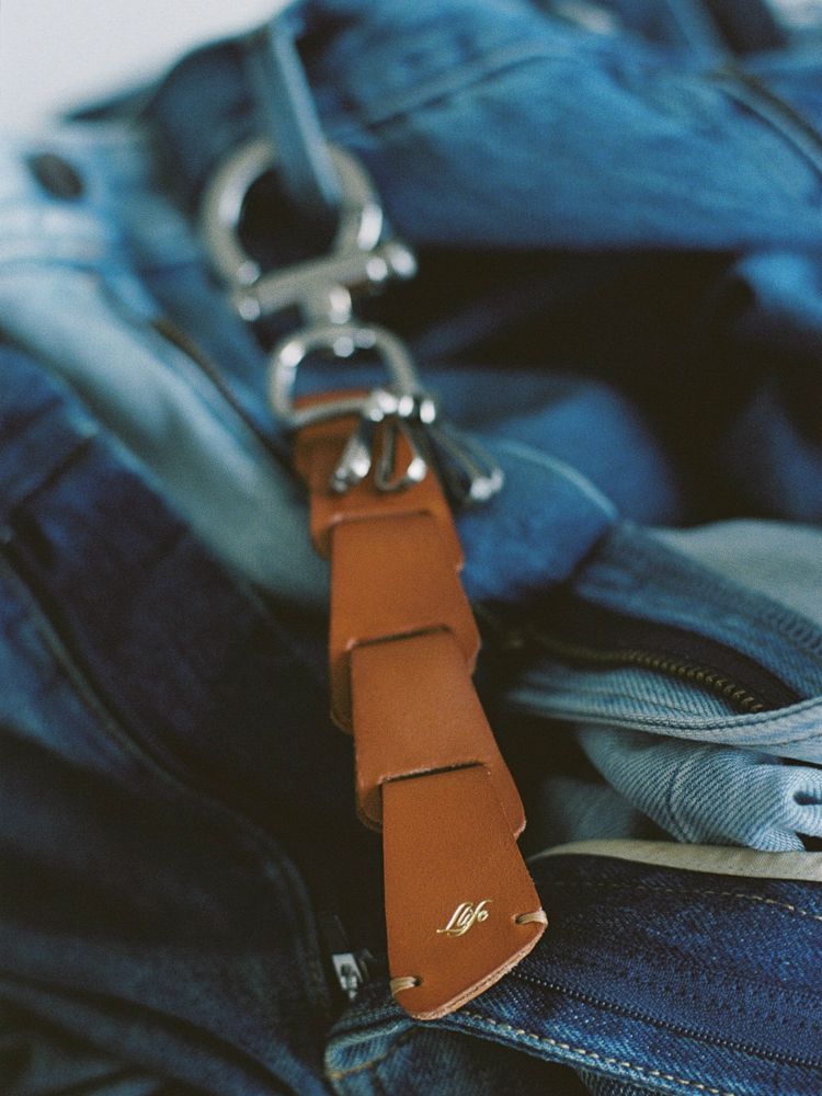Llife LEATHER KEY CHAIN LIDNM げんじ