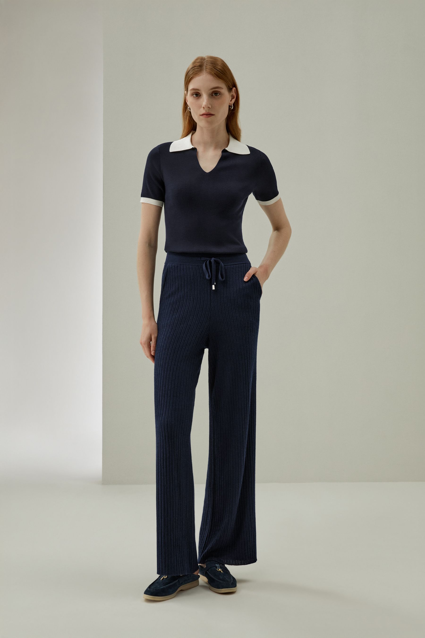 Timeless Mei Silk Knit Polo