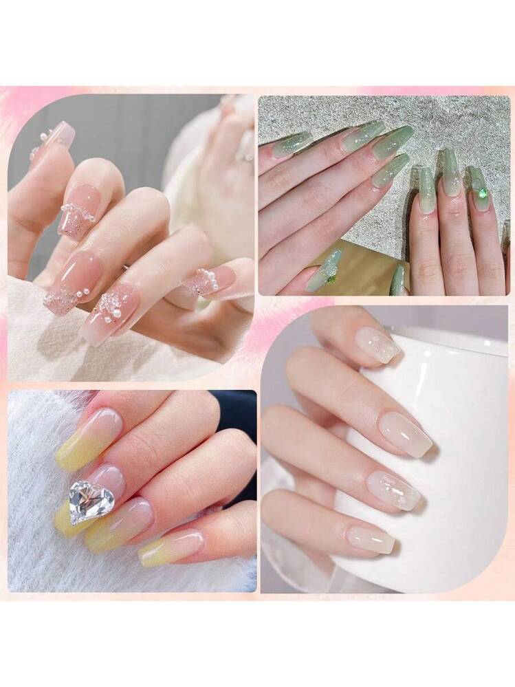 XEIJAYI 6個セット 15ml ジェルネイルポリッシュ、人気の色ジェルワ