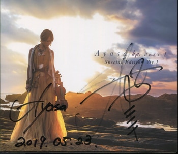 Ayasa 直筆サイン入りCD「BEST Ⅰ Special Edition Ver.1」