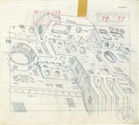 3389] 天空の城ラピュタ ラフ原画 / 直筆:宮崎駿