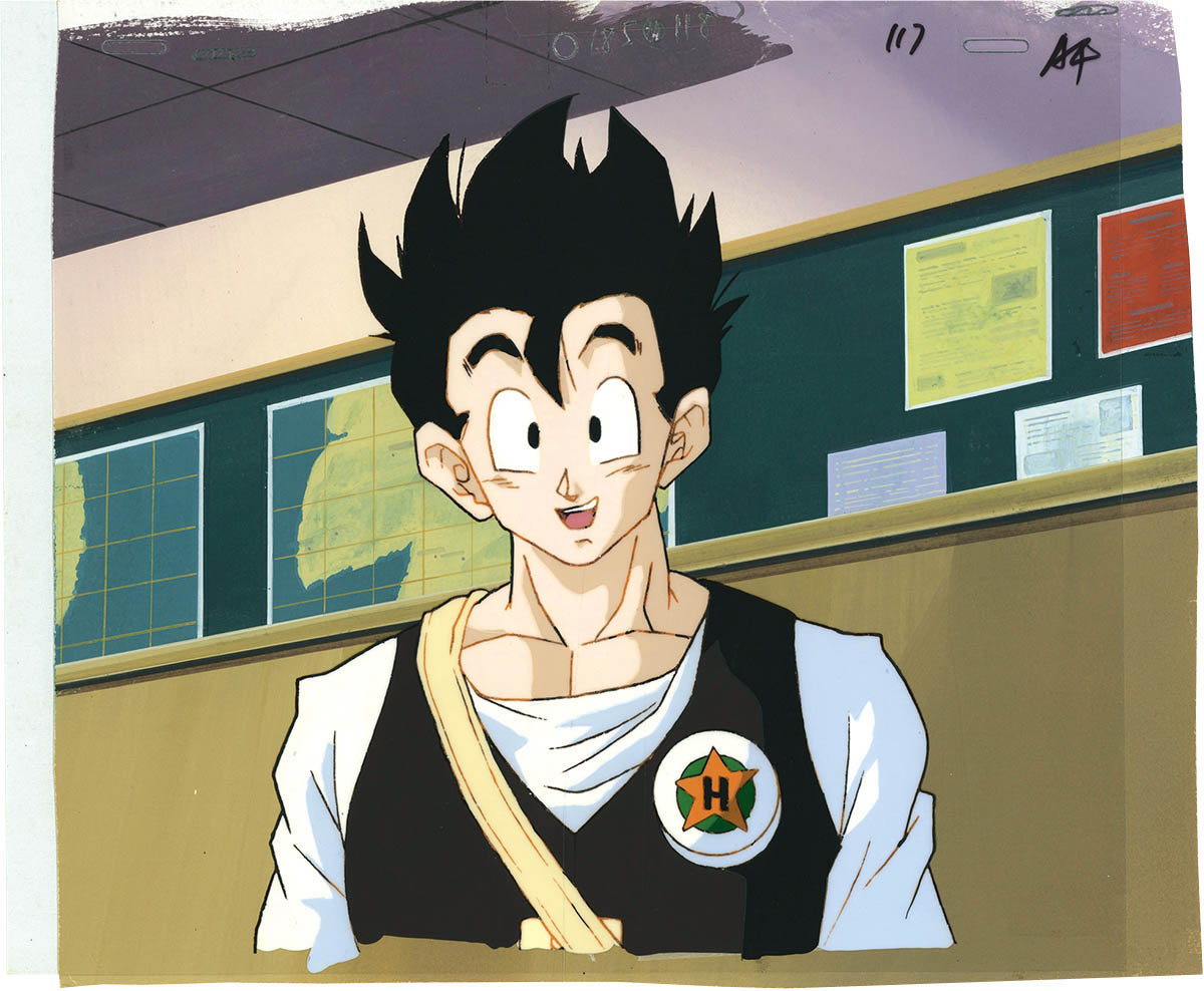 h*i様 ドラゴンボール セル画 原画 悟飯 クリリン 当時物 鑑定書付き