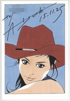 やなせたかし直筆イラストサイン入り絵馬「それいけ!アンパンマン」