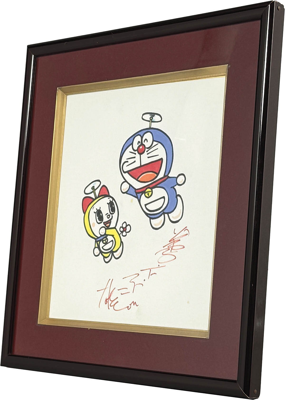 2013] 藤子・F・不二雄 直筆カラー色紙「ドラえもん」