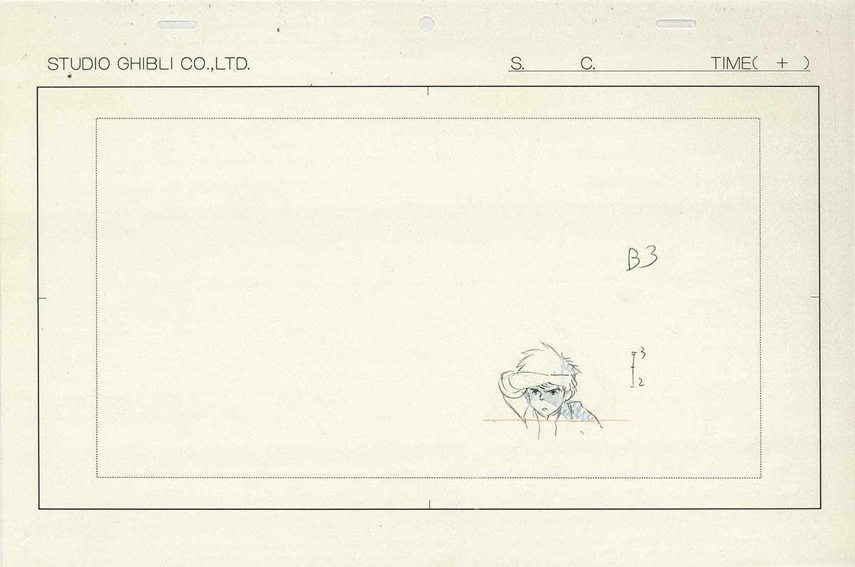 4333] 天空の城ラピュタ ラフ原画 / 直筆:宮崎駿