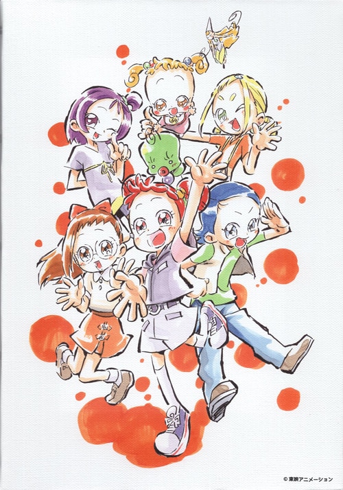 馬越嘉彦 カラー複製イラスト「も~っと!おジャ魔女どれみ」