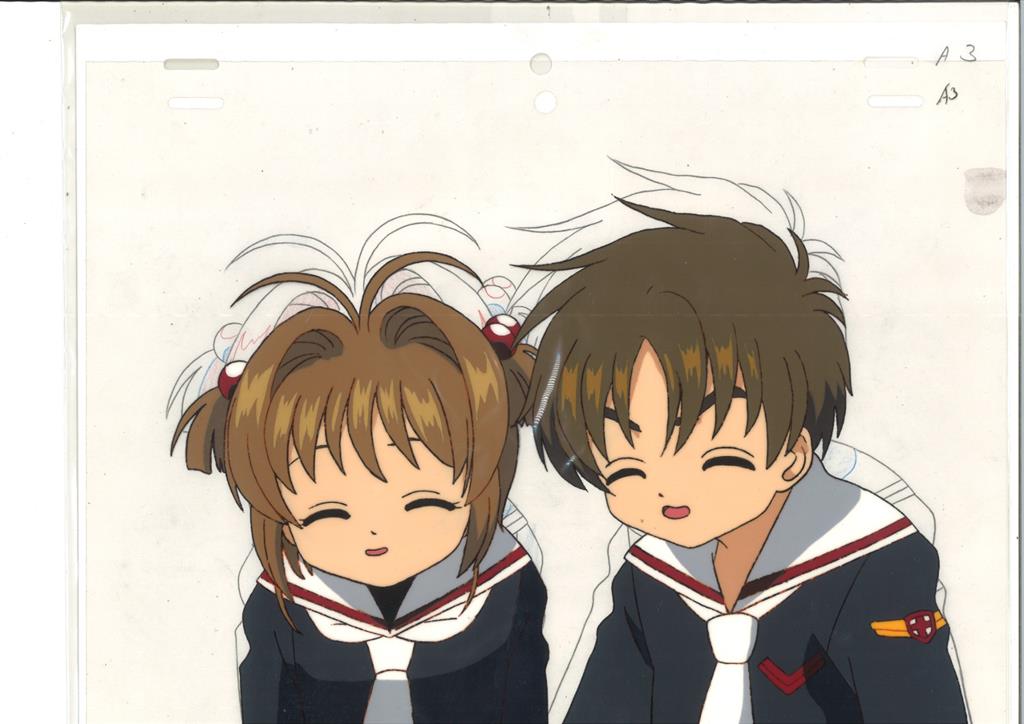 セル画 カードキャプターさくら 桜と小狼