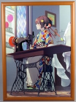 おまもりひまりサイン入り複製原画 おまもりひまりサイン入り複製原画