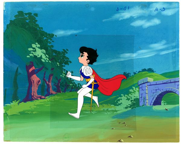 セル画 リボンの騎士 サファイア