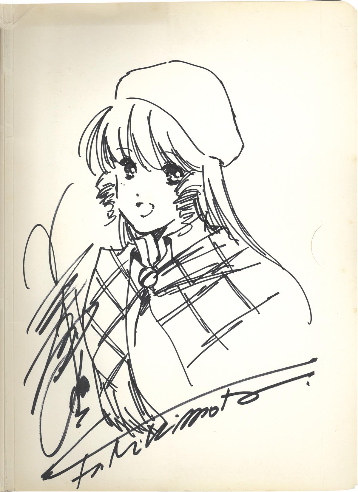 4588］ 美樹本晴彦 直筆イラストサイン本「超時空要塞マクロス