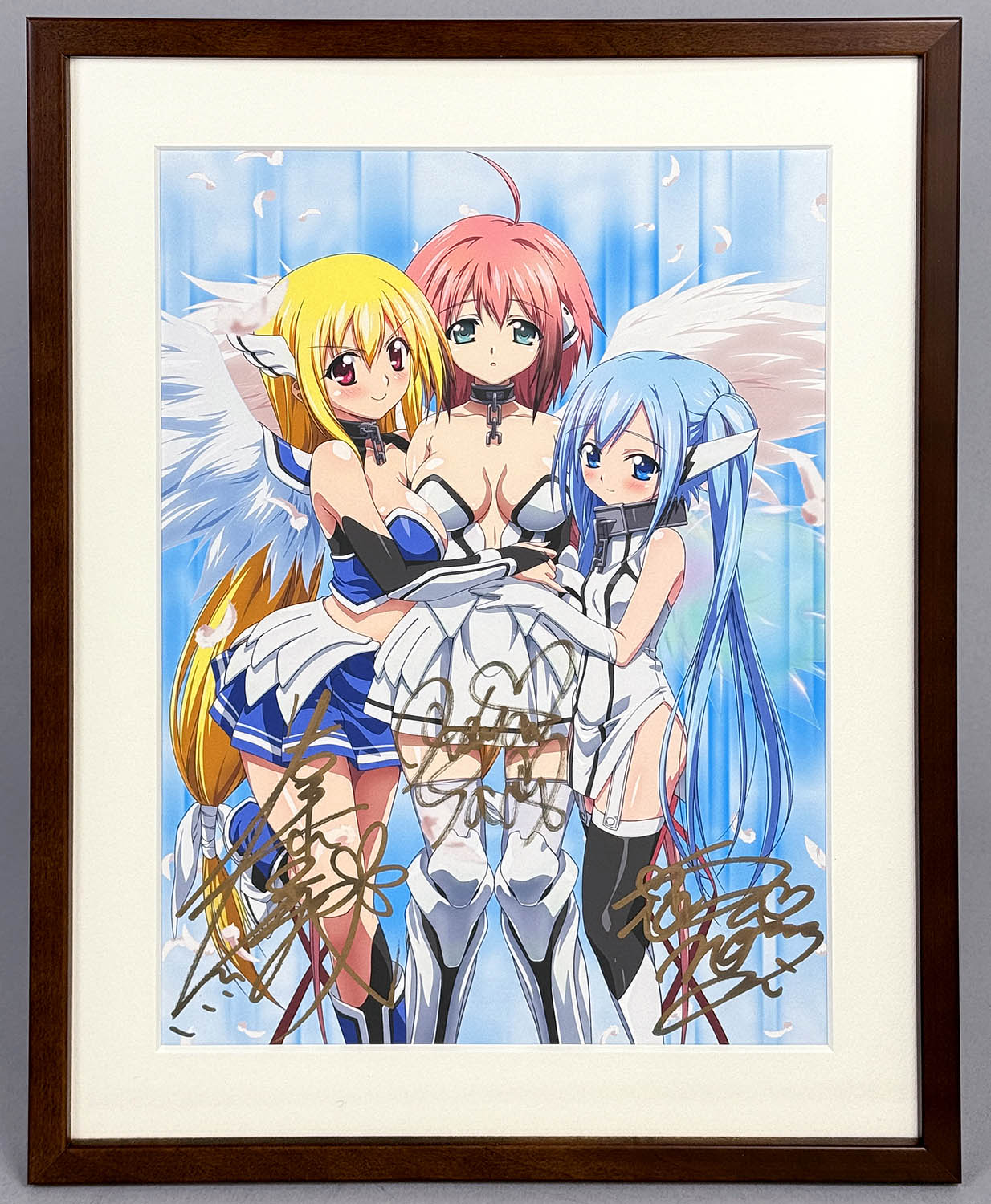 6011] 早見沙織・野水伊織・福原香織 直筆サイン入り複製イラスト